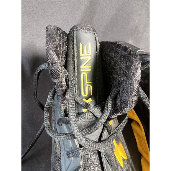 Under Armour Spine Black and Yellow 1240728-017 2013 Basketball shoes Size 18 main image 8